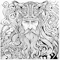 trippy celtic designs viking lore