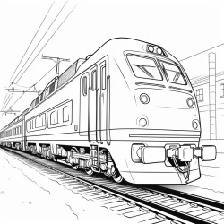 train avec mots en tr