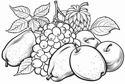 fruits and flowers