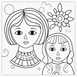 blanco y negro para colorear