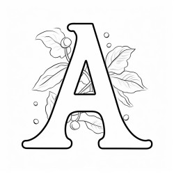 trace the letter a