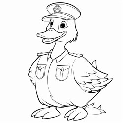 security guard goose