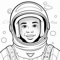 african american male astronaut