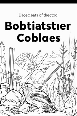 a title page for the habitats science unit with lots of biodiversity