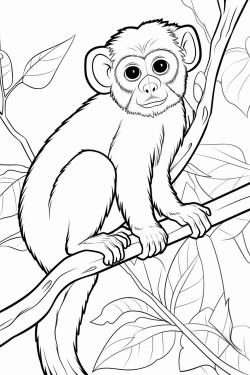 singe araign dans un arbre