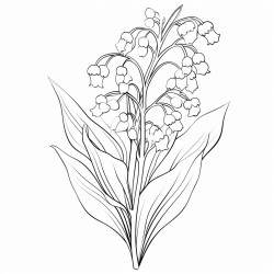 long stemmed lilly of the valley flower