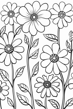 flowers and trees