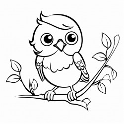 a cute sweet little bird