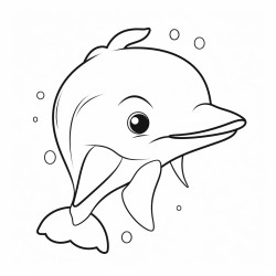 cute baby dolphin