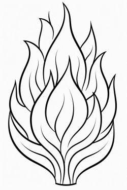 fire burning