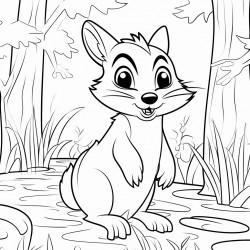 xerus in the forest