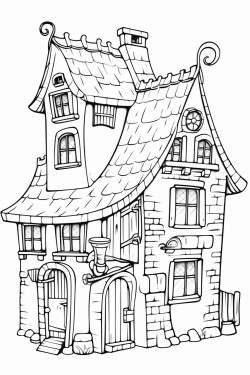 une maison dans une fort