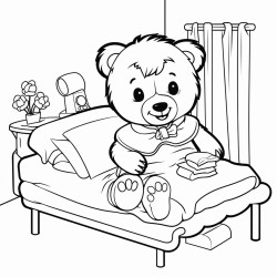 divinely the furry teddy bear is at the hospital getting treatment