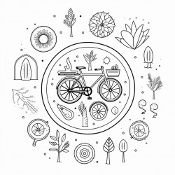 plant cycle drawing