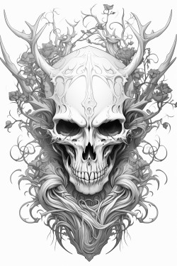 wendigo skull
