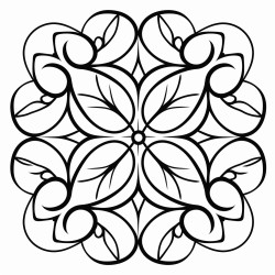 simple symmetric patterns