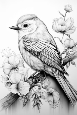 a brilliantly vibrant bird