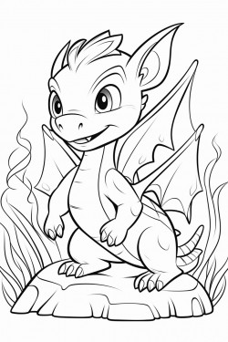 create a cute little dragon with unusual details with the ability of atmokinesis