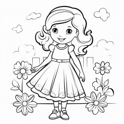 colouring pages for girls