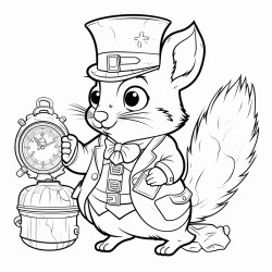 time traveler squirrel