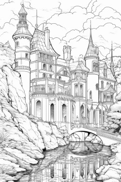 sorcire avec chateau en fond