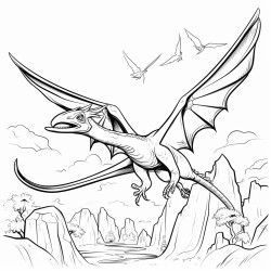 pterodctilo preso na rvore