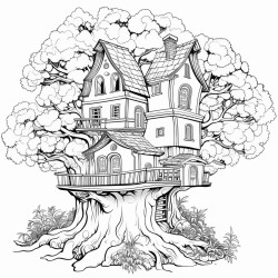 house and tree