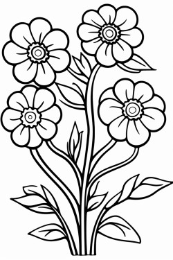 flowers and trees