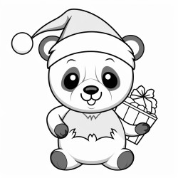 Christmas panda