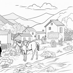 campo molino caballos