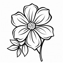 big flower witn small flower