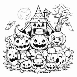 un coloriage cod sur le thme dhalloween en utilisant lindicatif prsent dans les premiers et deuximes groupes de verbes