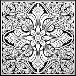 intricate symmetrical and repetitive designs