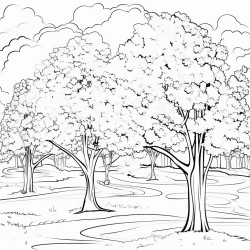 cherry blossom trees in full bloom