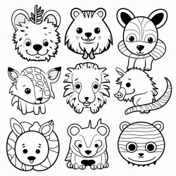 crochet themed animals