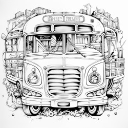 school bus front