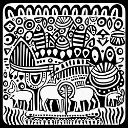 african abstract background