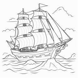 ship tht is aboout to sink
