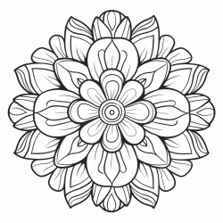 des mandalas fleurs