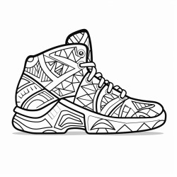 a basketball shoe inspired by traditional african patterns