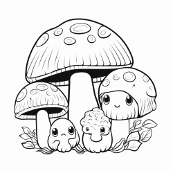 mushrooms made of slime