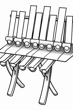 only instrument music xylophone