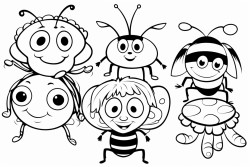 ant cat dog bee turtle frog ladybug bee spider