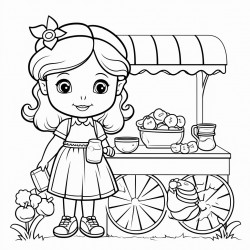 little girl lemonade stand birthday