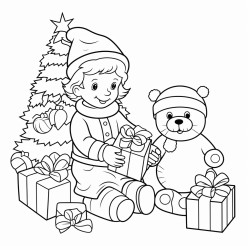 christmas coloring page