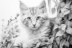 un gato