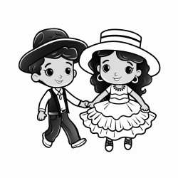vector designs cut files couple of salsa dancers girls hair curly boy in hat caribbean couple