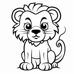 cute lion
