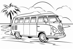 road trip coloring pages  for kids