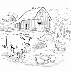 la ferme et ses animaux